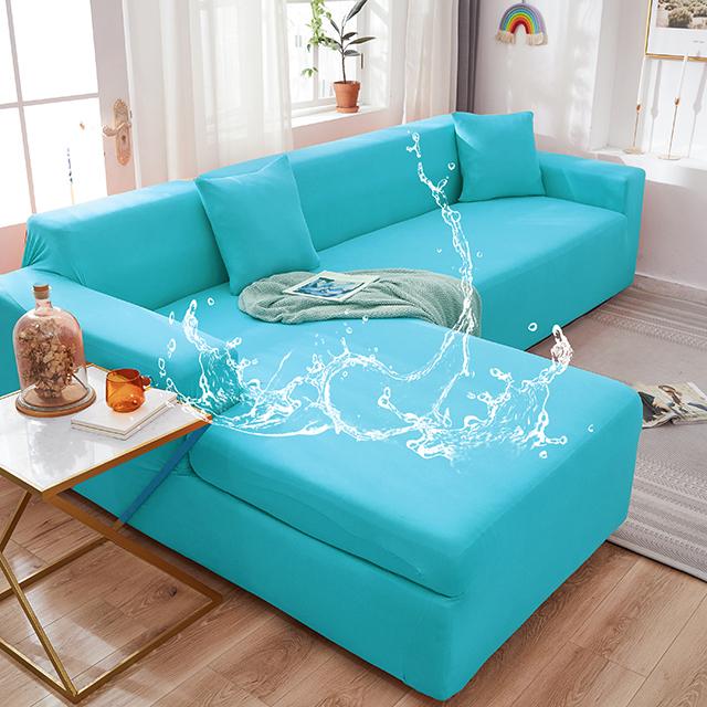 

Водонепроницаемые чехлы для диванов, однотонные чехлы для угловых диванов, эластичные чехлы для диванов, комплект для гостиной, диванов для домашних животных, детей 1 seater 90-140cm синий