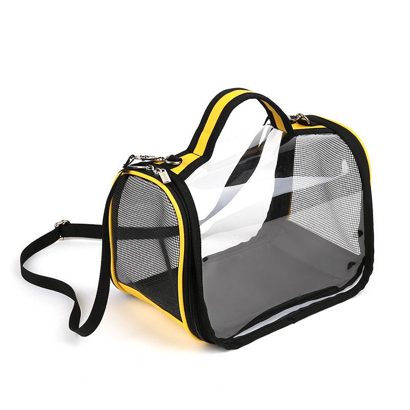 

Товары для животных Прозрачное отделение для небольших домашних животных Сумка для переноски Переносная клетка для домашних животных L (large)