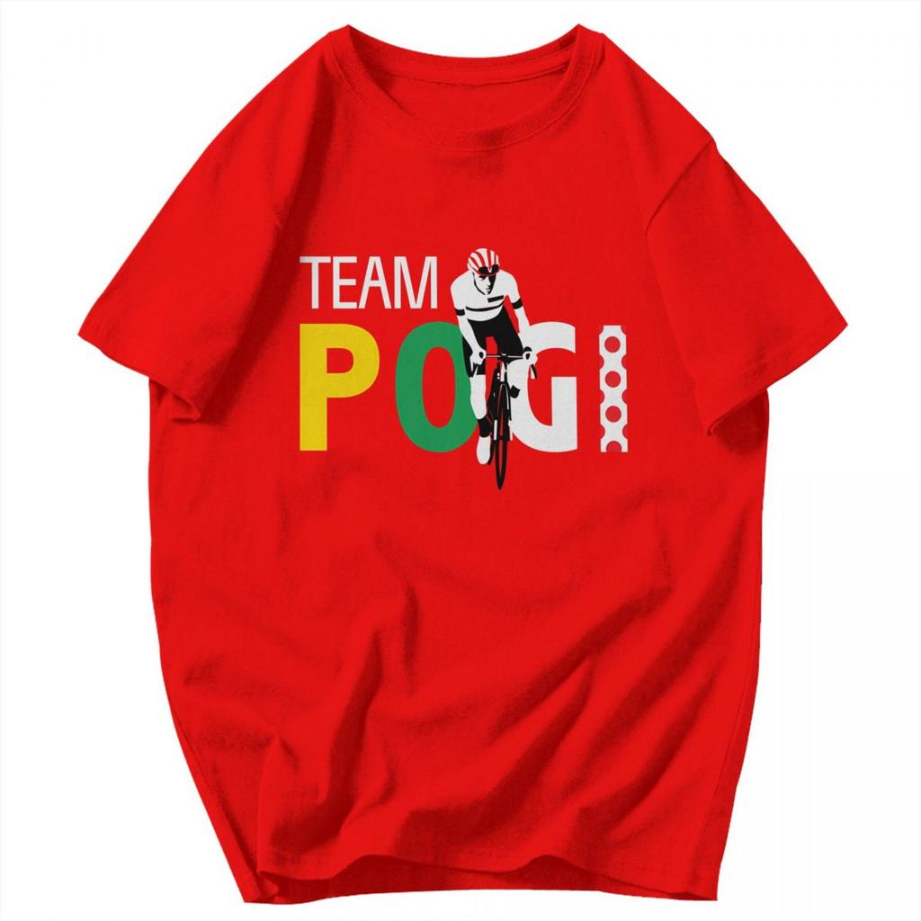 Men T Shirt Team Pogi Tadej Pogacar Tour De France Cotton Y2K Graphic Tees Unisex Clothes T Shirts