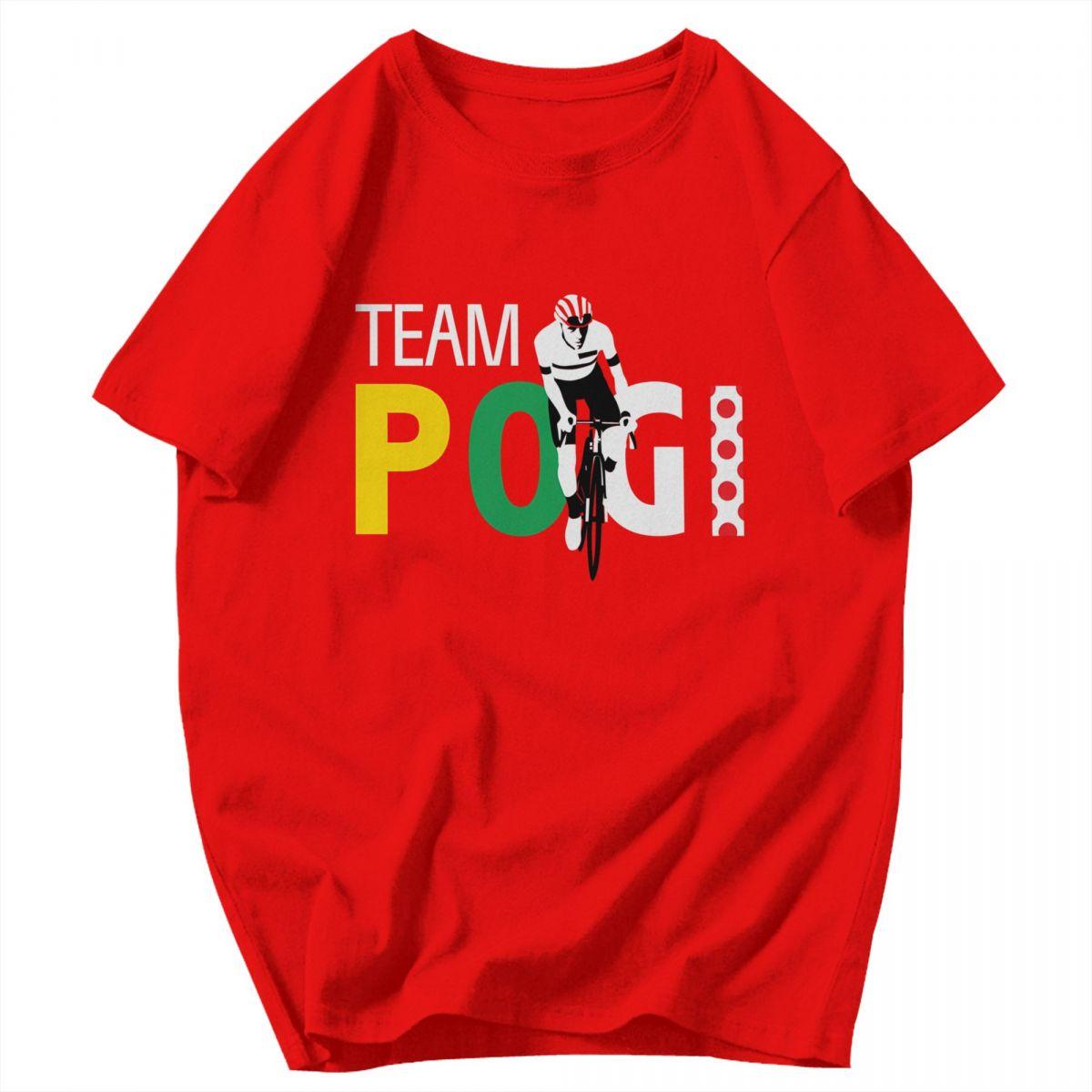 Men T Shirt Team Pogi Tadej Pogacar Tour De France Cotton Y2K Graphic Tees Unisex Clothes T Shirts S