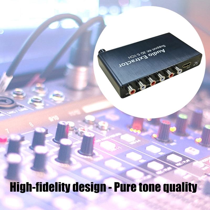 Decodifica audio digitale Decodifica da ingresso SPDIF a uscita audio surround analogica 5.1 per console di gioco TV monitor