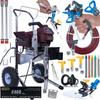 Zenthril Agregat Malarski Apex B Stand Pro – 2500W Z Wózkiem Transportowym | Elektroniczna Regulacja Ciśnienia | Zestaw Akcesoriów MEGA PACK