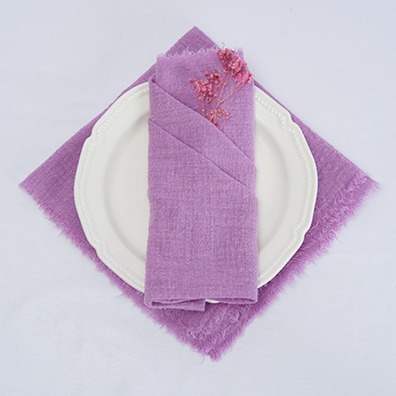 Set of 30 Cotton Gauze Cloth Napkins 32x32cm Fabric Wedding Decor Everyday Use Dinner Tea Towel Table Village Christmas Napkins