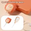 Children's Special Luminous Ear Spoon, With Light Baby Baby Ear Cleaning Soft Head Spoon