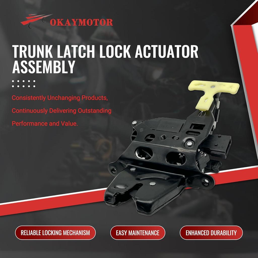 20815645 Trunk Latch Lock Actuator Assembly for 2006-2013 Chevrolet Impala Cadillac DTS 2005-2011 Buick Lacrosse Lucerne Pontiac Grand Prix G6 3.5L