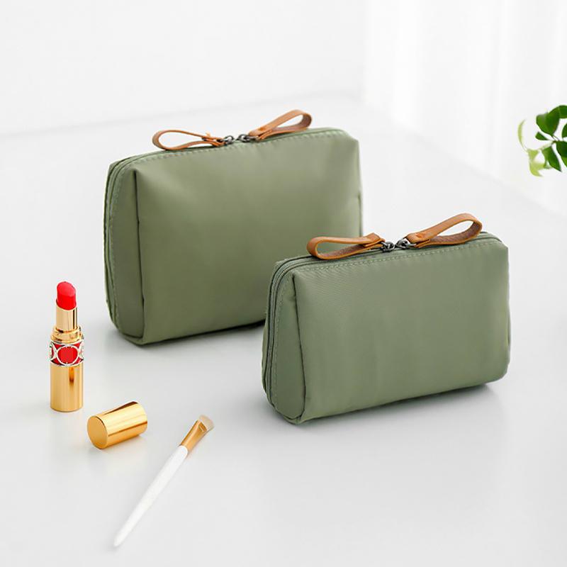 2026 Damen Kosmetiktasche Unifarbene Koreanischer Stil Make-up Tasche Beutel Kulturtasche Wasserdichte Make-up Organizer Etui Tasche