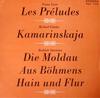 LP Record FRANZ LISZT MICHAIL GLINKA BEDIC  Les Preludes  Kamarinskaja  Die M 825847 ETERNA 1972 German Dem Classical Used