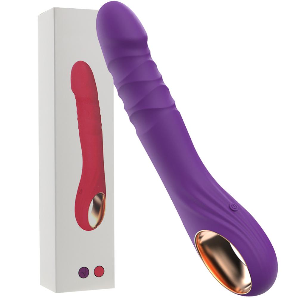 Dildo Thrusting Vibrator G pot Clitoral Anal Stimulator with 10 Thrusting Vibrating Modes Adult Sex Toy for Women Couples