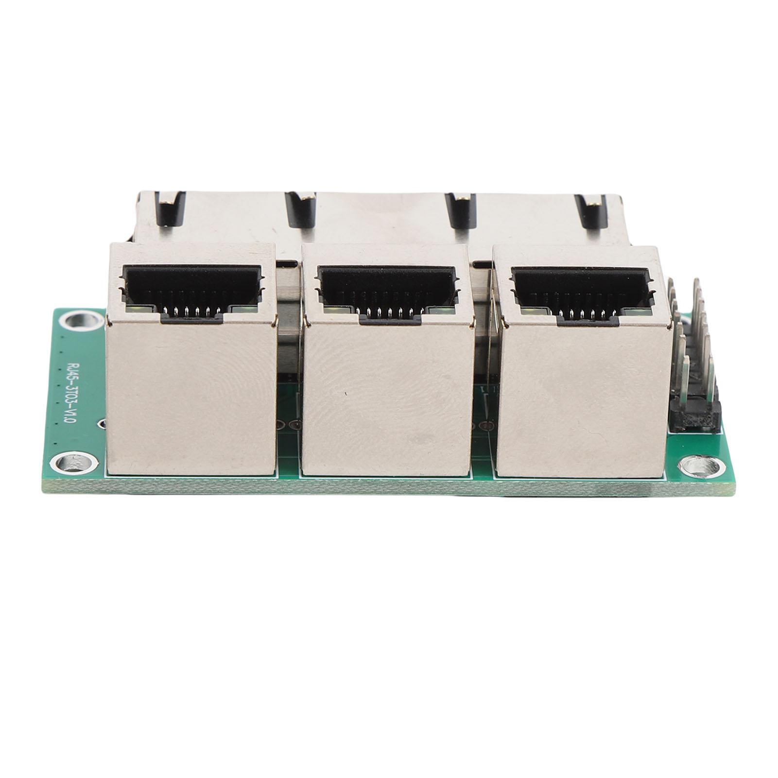 

RJ45 Keystone Jack Inline Coupler 3 RJ45 Network Connector Coupler Module Ethernet Adapter for Gigabit Network Devices