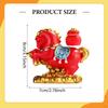 Horse Figurine Animal Sculpture Resin Fine Craftsmanship Fengshui Tabletop Decoration for