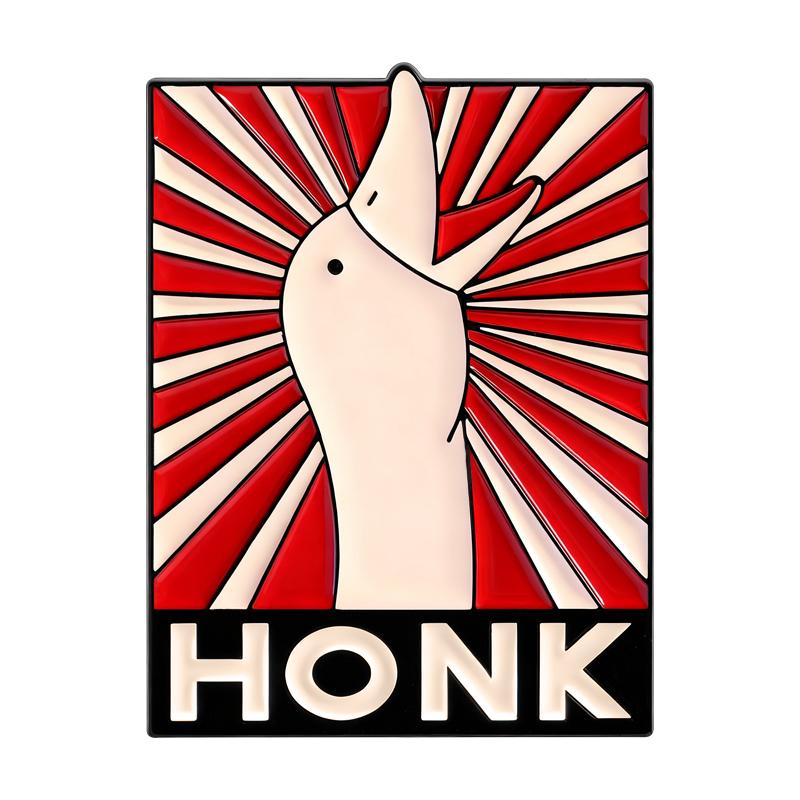 Cowboy Goose Sheriff Enamel Pins You Just Yee'd Your Last Haw Brooches Honk Badges Maple Leaves Animal Jewelry Gift for Friends