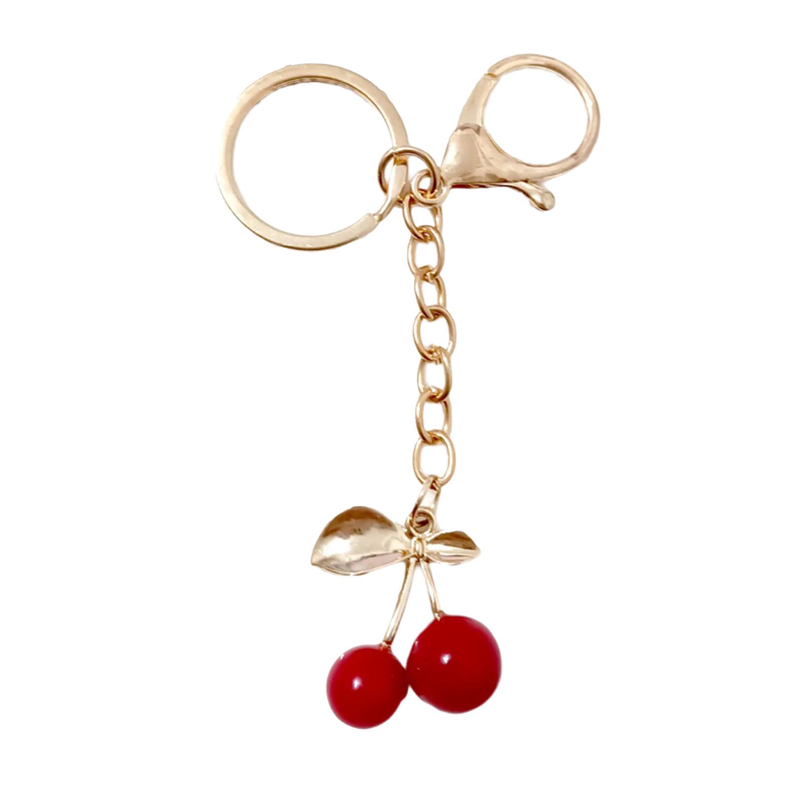 

Подвеска в виде сумки Cherry Bag Charm Смола Вишня Брелок Модный сплав Ювелирные изделия Ключ Аксессуар Подарок для Модных Женщин Девочек T3