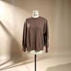 2026 Euro-American Autumn/Winter Women's Loose Solid Color Round Neck Pullover Sweater