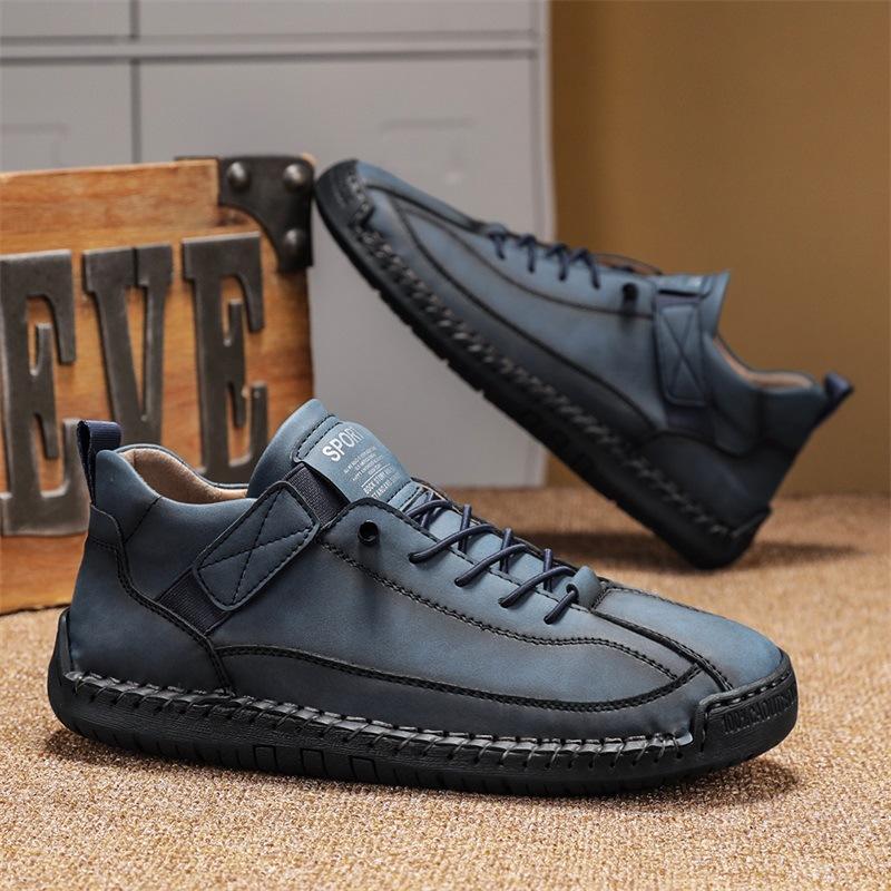 Autumn and winter popular foreign trade large size men's medium help Martin boots outdoor casual shoes tooling stitching men's shoes