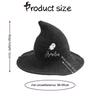 Black Wizard Witch Hat Festival Fancy Dress Sorting Book Character Accessory