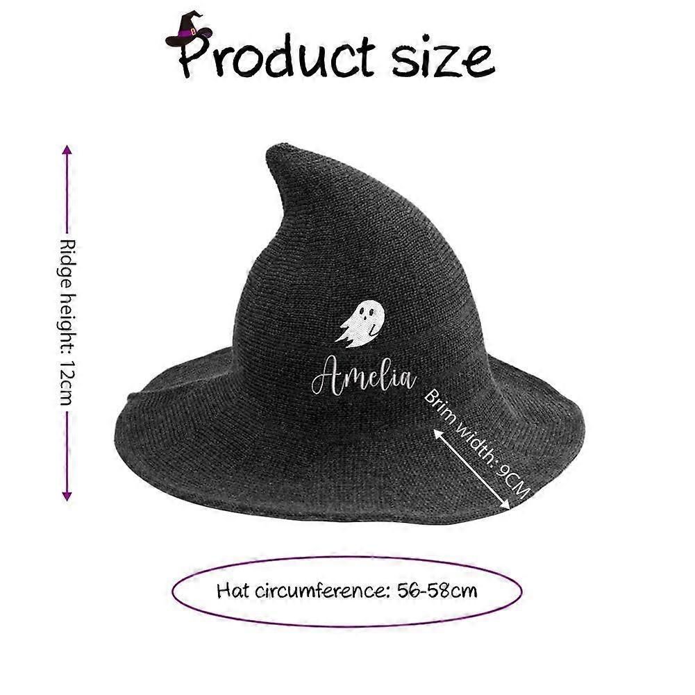 Black Wizard Witch Hat Festival Fancy Dress Sorting Book Character Accessory