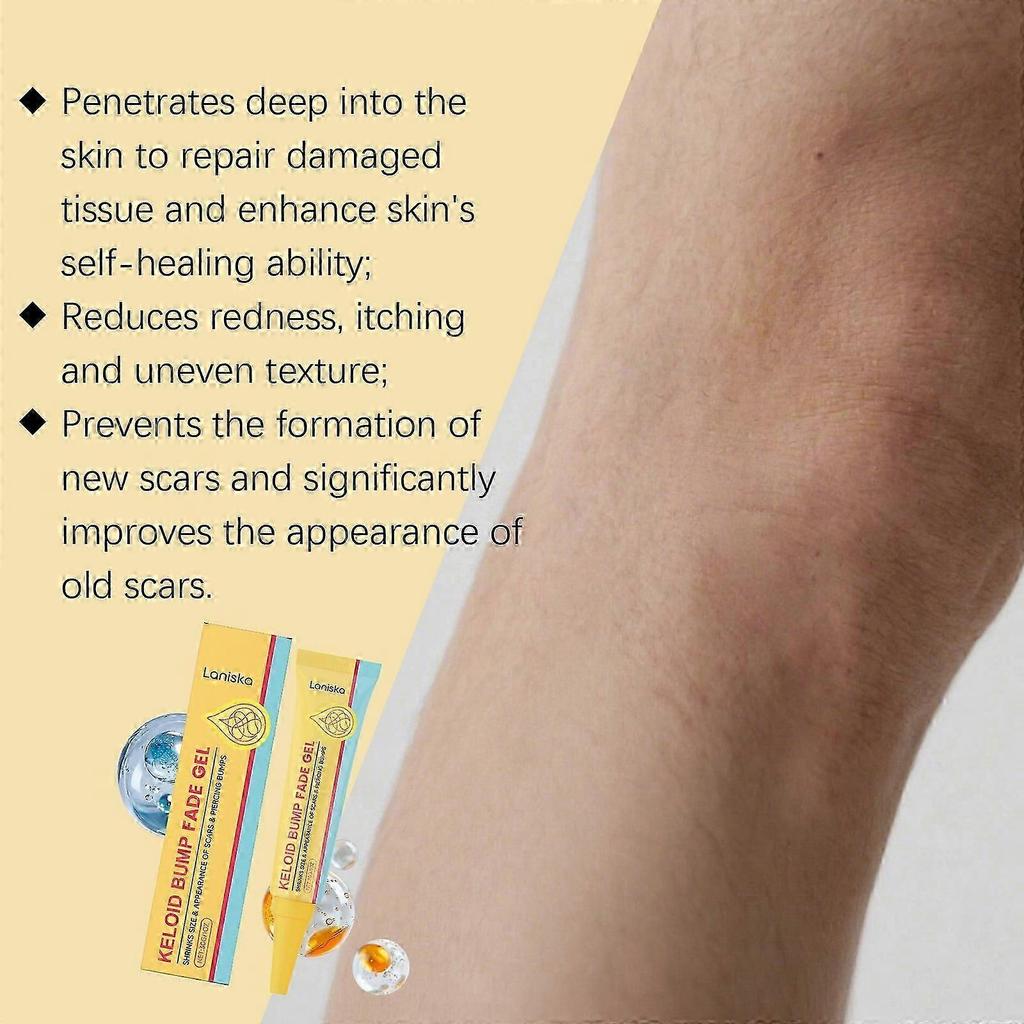 Keloid Bumps Removal Gel, Advanced Scar Gel for Face & Body, Scar Gel for All Scars & Keloids