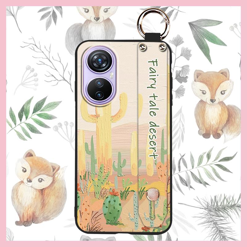 Soft case Phone Holder Phone Case For Blackview A200 Pro Waterproof Back Cover Oil Painting Dirt-resistant Protective