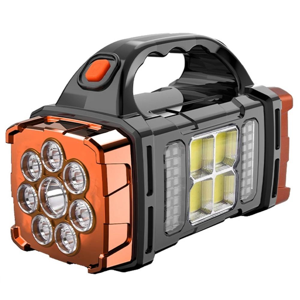 Portable Powerful USB Rechargeable Flashlights Solar LED Light With COB Work Light Charge Mobile Phone Camping Lamps