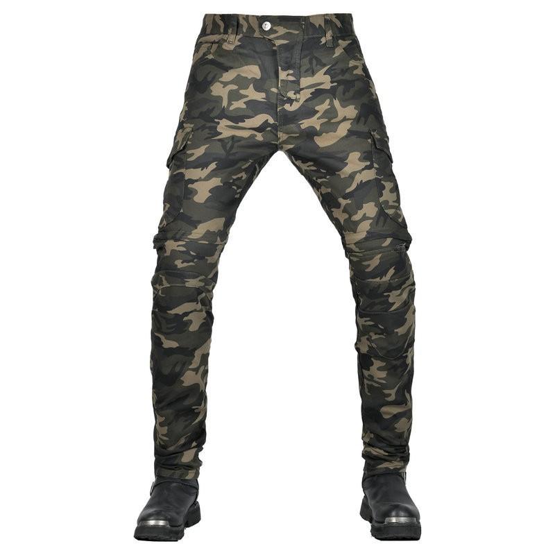 VOLERO Motorcycle Jeans Split Shorts Long Pants Camo Riding 3rd Gen Honeycomb CE2 Armored Stretch Protective Gear