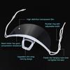 20Pcs Clear Plastic Catering Mask Hotel Beauty Chef Waiter Protective Mask Reusable Visible Splash Proof Mask