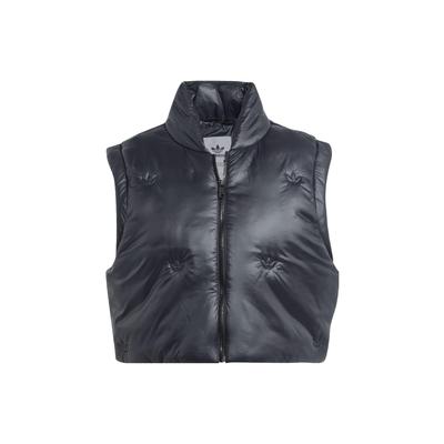 Originals Monogram Vest Solid Color Logo Sports Short Vest Women Vests Black II8488