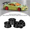4Pcs RC Wheel Hub High Wear Resistance Aluminum Alloy Remote Control Car Accessories for 1Celsius10 Flat Sports Car