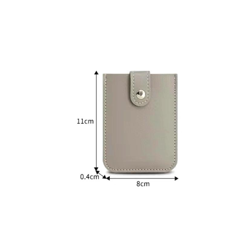 Pu Leather Credit Card Holder Bag 5Pcs Slots Men/Women Wallet Bank Leather Wallets With Money Clip Designer Cardholder