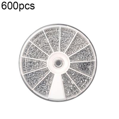 600/1000 Peças M1.2/1.4/1.6 Parafuso Porca Ferramenta de Reparo de Óculos Relógio Kit Sortido
