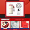 Shangqi Digital Display Coffee Mug & Portable Fan Power Bank Gift Set