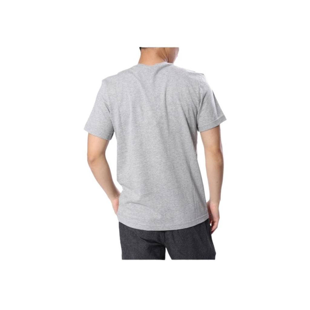 Adidas Graphic Emblem Comfortable Versatile Round Neck Short Sleeve T-Shirt Men Tops Gray CV4518