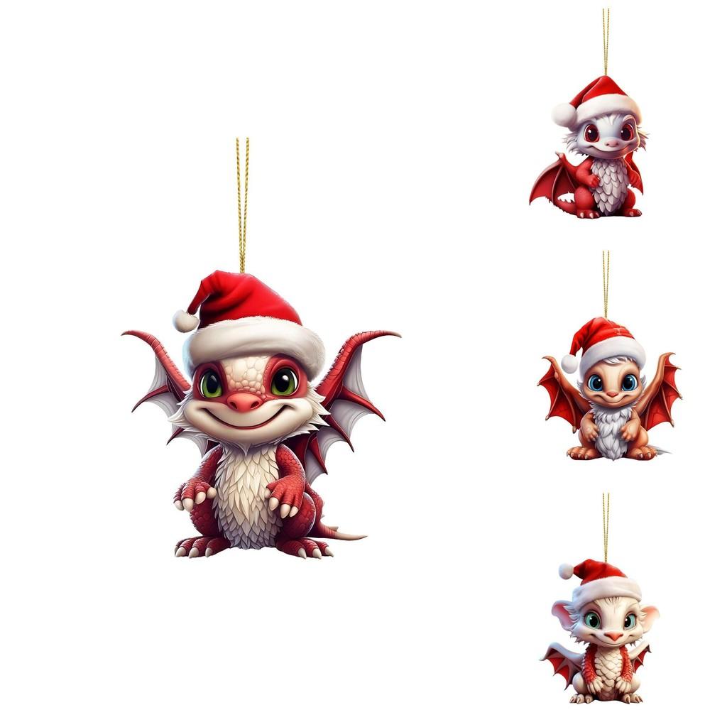 Acrylic Dragon Festive Car Accessories For Charming Christmas Home Decorations