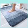 Moderner Minimalistischer Plüsch Farbverlauf Badezimmerteppich Rutschfeste Matte Für Zuhause Und Spa