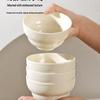 2025 Stylish 10-Piece Ceramic Underglaze Bowl Set - Elegant, High-Quality Tableware for Home Use