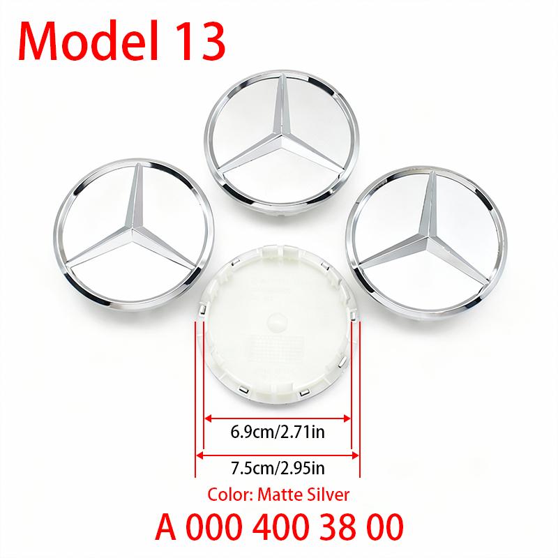 4Pcs 60mm 75mm Car Wheel Center Logo Badge Hub Cap For Mercedes Benz W211 W205 W213 W203 C218 A207 CLA CLS E Class Accessories