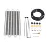 4 Row 6 Row 8 Row Aluminum Universal Oil Cooler Kit Oil Radiator Car Auto Transmission Auto-Manual Radiator Converter auto parts