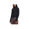 Under Armour Meridian Cold Weather Solid Color Stand Collar Training Jacket Women Jacket Black 1379173-001