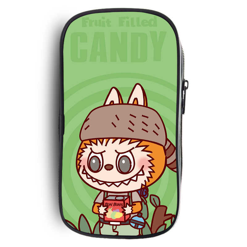 2025 Labubu Primary And Secondary School Students Cartoon Diy Printing Fashion Storage Pencil Bag