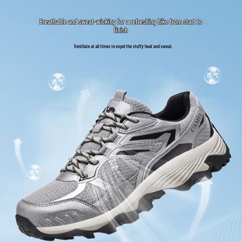 Camel Men's G16B693062 Breathable Anti-Slip Hiking Shoes