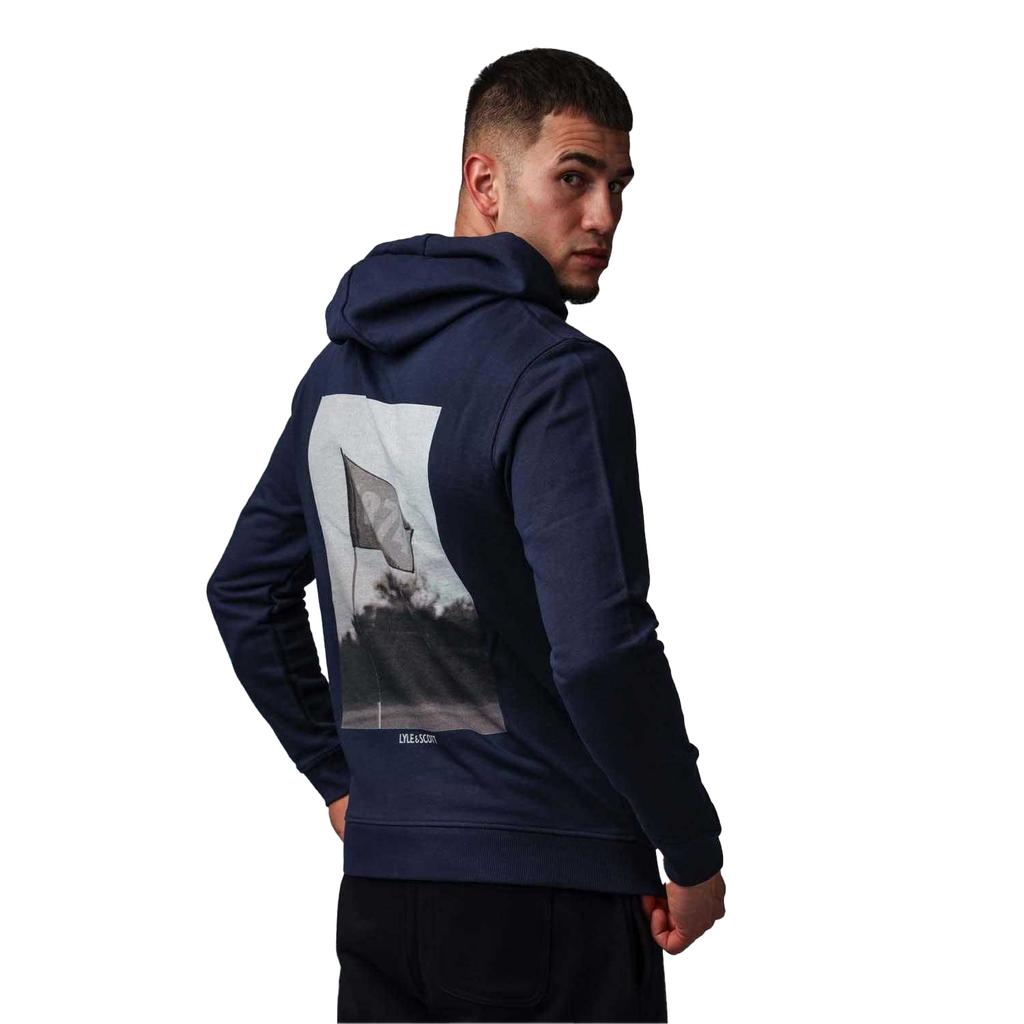 Lyle & Scott Mens Flag Hoodie