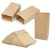 100pcs Mini Kraft Paper Gift Bags  Weddings, Birthdays & Gift Packaging, Event Goodie Bags | Simple Design | Kraft Paper Bag