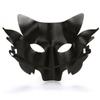 Animal Halloween Mask Plastic Wolf Masquerade Gothic Wolf Mask  Christmas