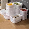 Large Capacity Food Storage Box - Fresh-Keeping Plastic Jar for Fruits, Vegetables, and Lunch Portions