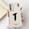 For Realme X2 XT Lucky Initial Letter Phone Case For Realme XT X2 Soft Silicone Shockproof Cases
