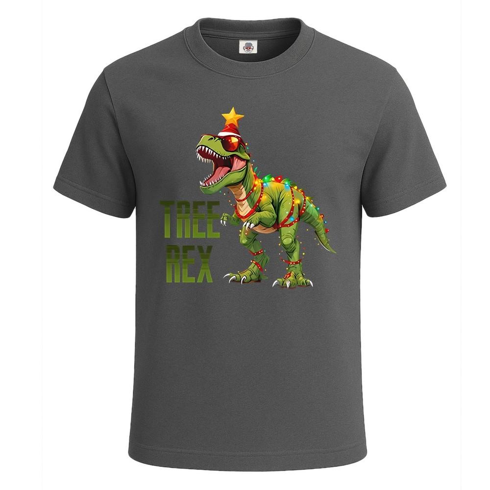 Tree rex trex funny christmas dinosaur mens t shirt joke gift funny tee top 2XL