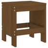 Garden Stool Set 2 pcs Honey Brown 40 x 36 x 45 cm Solid Pine Wood