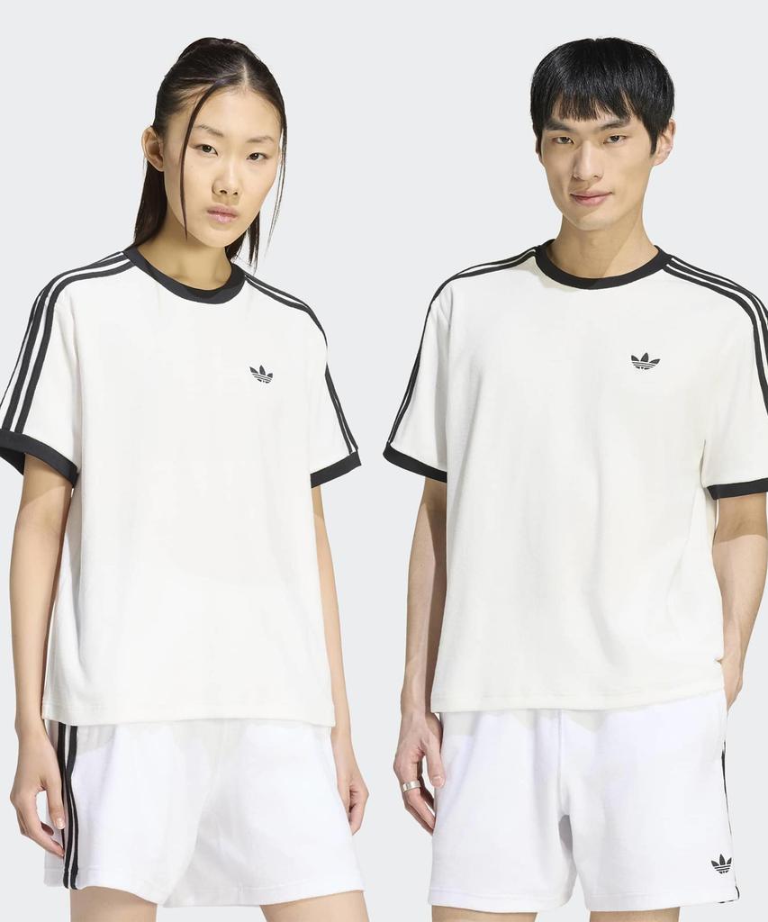 ADIDAS Terry Cali Tee - Cloud White:Black / Kw7400