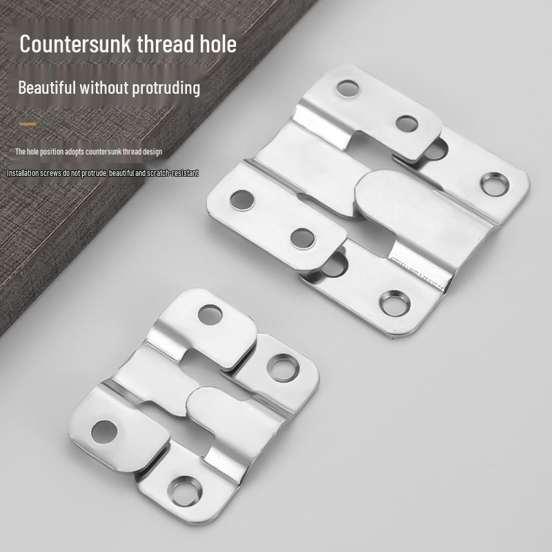 Stainless Steel Wall-Mounted Invisible Picture Hanger for Furniture and Beds