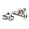 304 Stainless Steel Allen Screw Bolt Nut Washer Set Metric Threaded Hex Machine Screws Nuts Gaskets Kits With Box M2 M3 M4 M5 M6