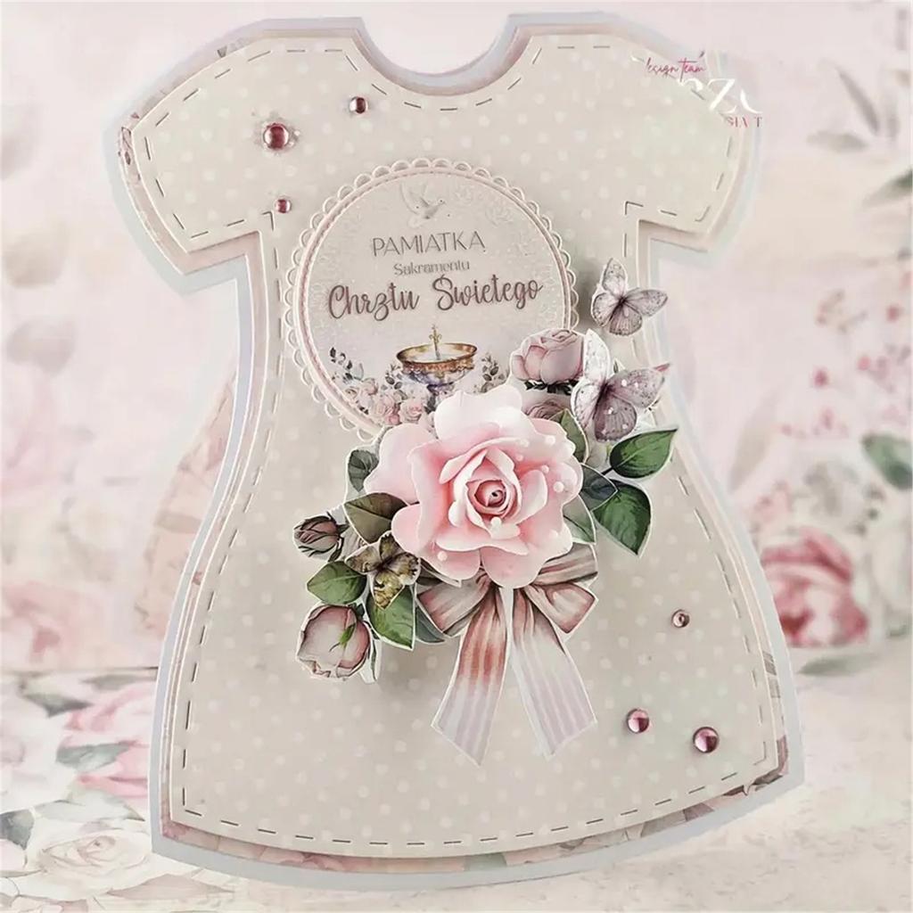 Infant Clothes Cutting Dies Carbon Steel Die Cut for Card Making Scrapbooking Album Packaging Paper Craft Embellishment